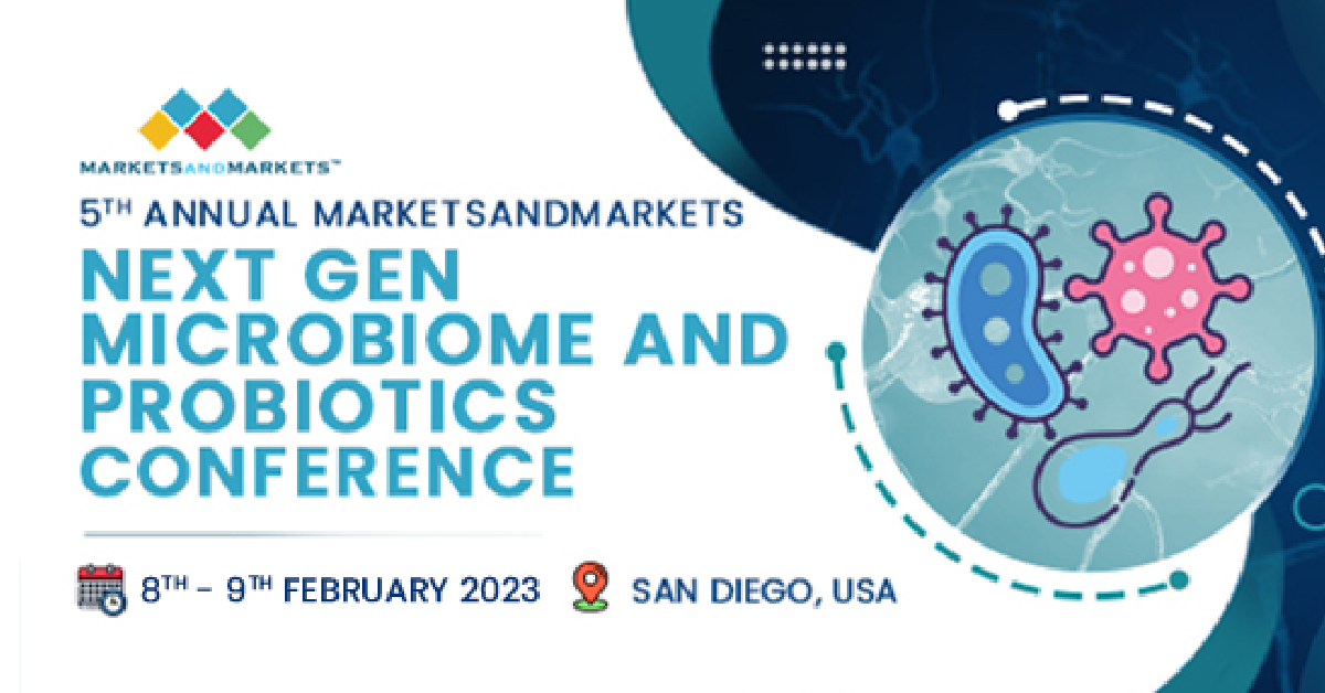 Meet us at the Next Gen Microbiome Conference